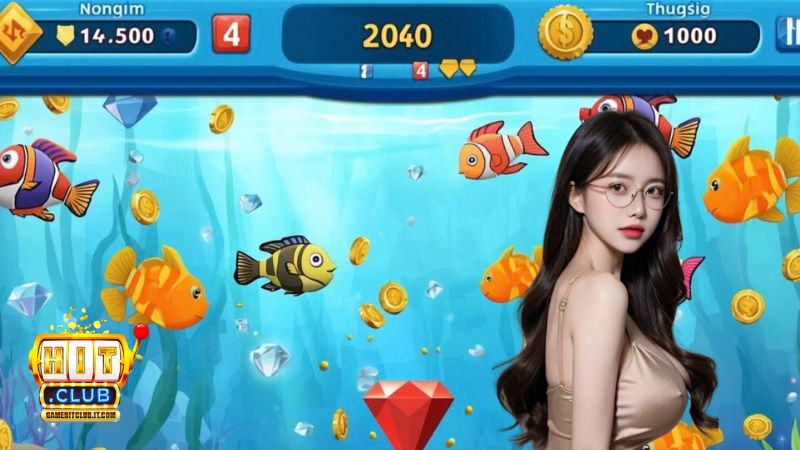 Bắn Cá Kim Cương HitClub – Trải Nghiệm Săn Thưởng Đỉnh Cao Hệ thống đồ họa 3D sống động